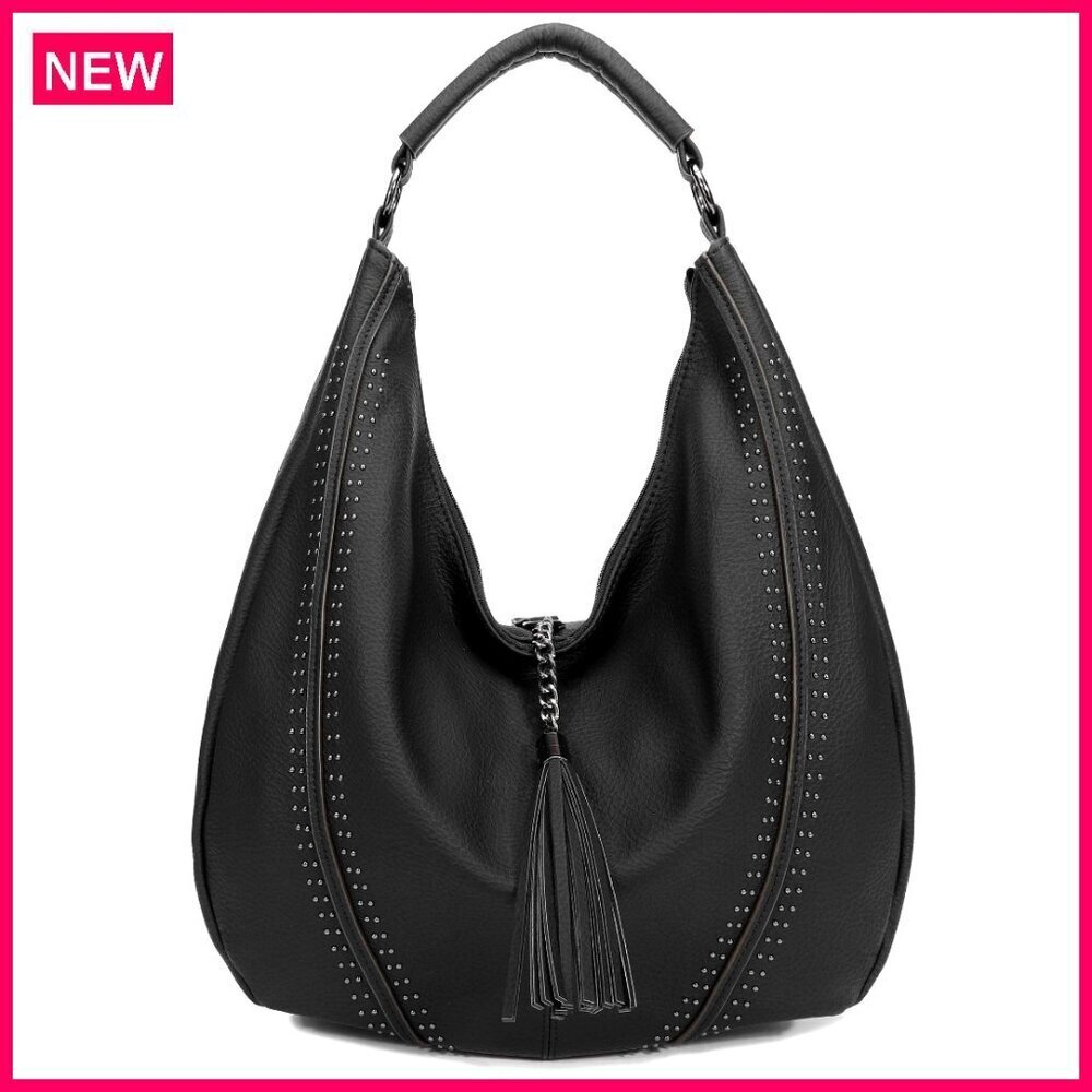 Oversized Hobo Bag Large Capacity PU Leather Crossbody Shoulder Tote